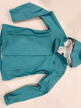 The North Face Teal Waterproof Hooded Jacket
